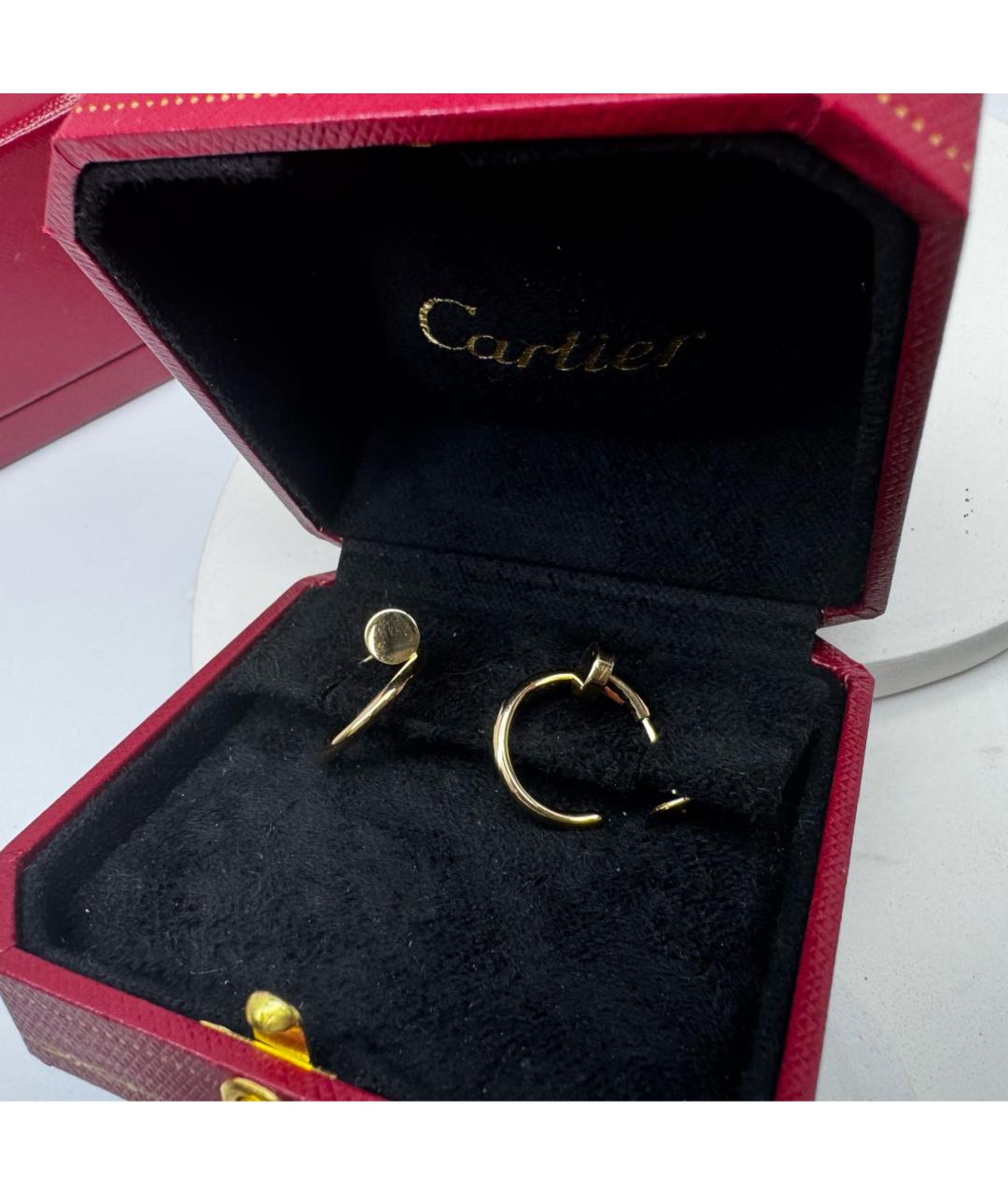 CARTIER Желтые серьги из желтого золота, фото 4