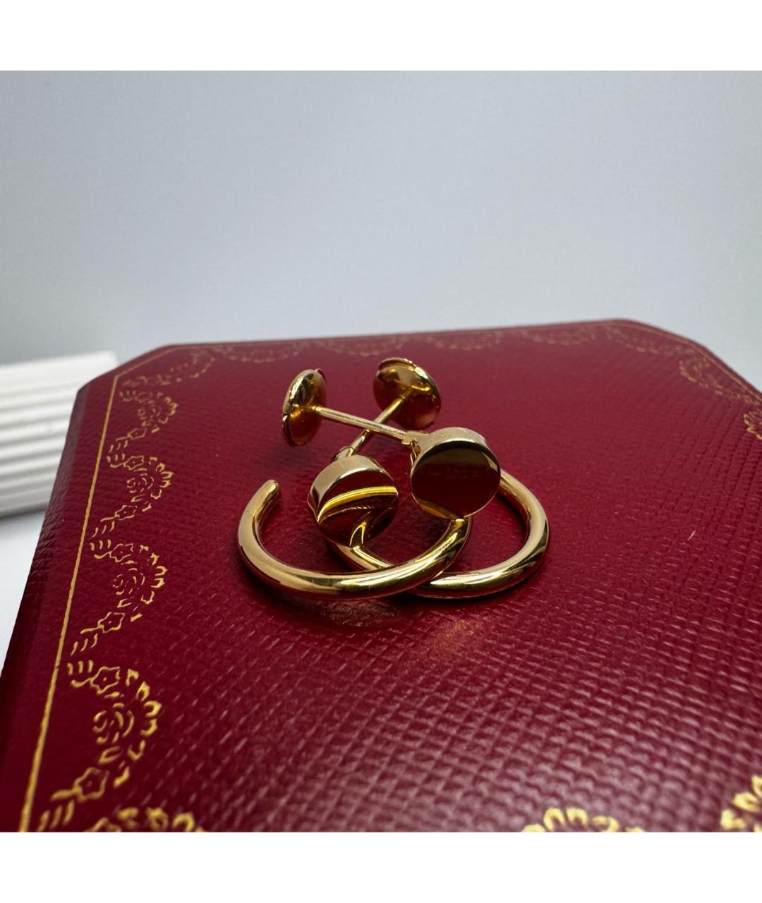 CARTIER Желтые серьги из желтого золота, фото 6
