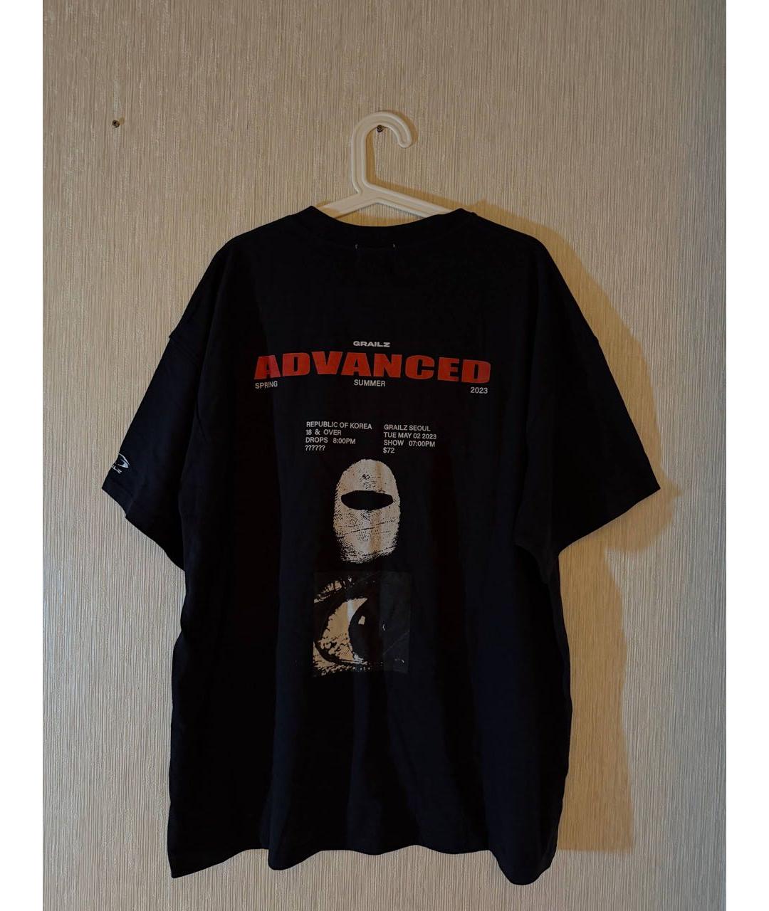 GRAILZ PROJECT G/R Черная хлопковая футболка, фото 2