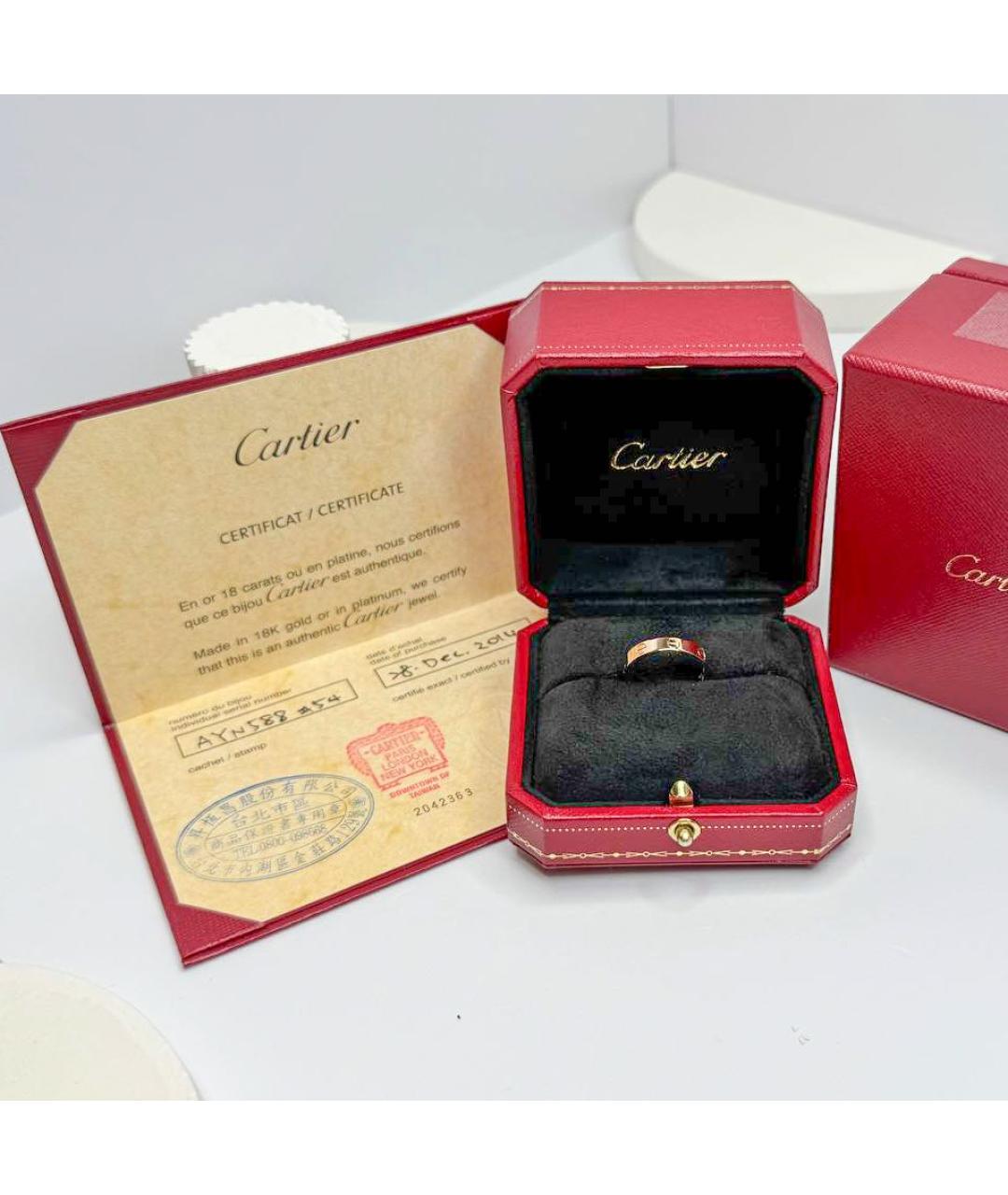 CARTIER Золотое кольцо из розового золота, фото 5