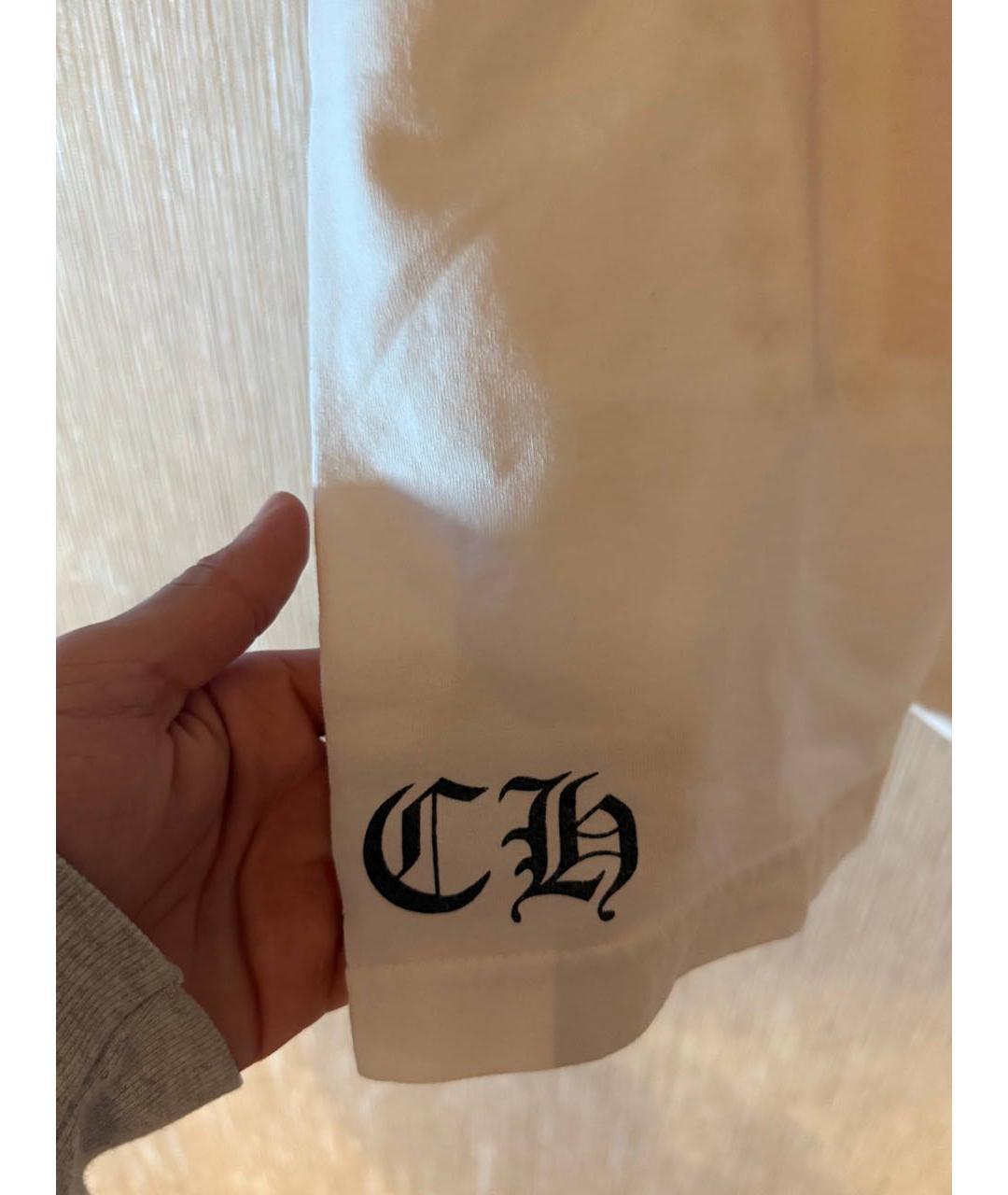 CHROME HEARTS Белая футболка, фото 5