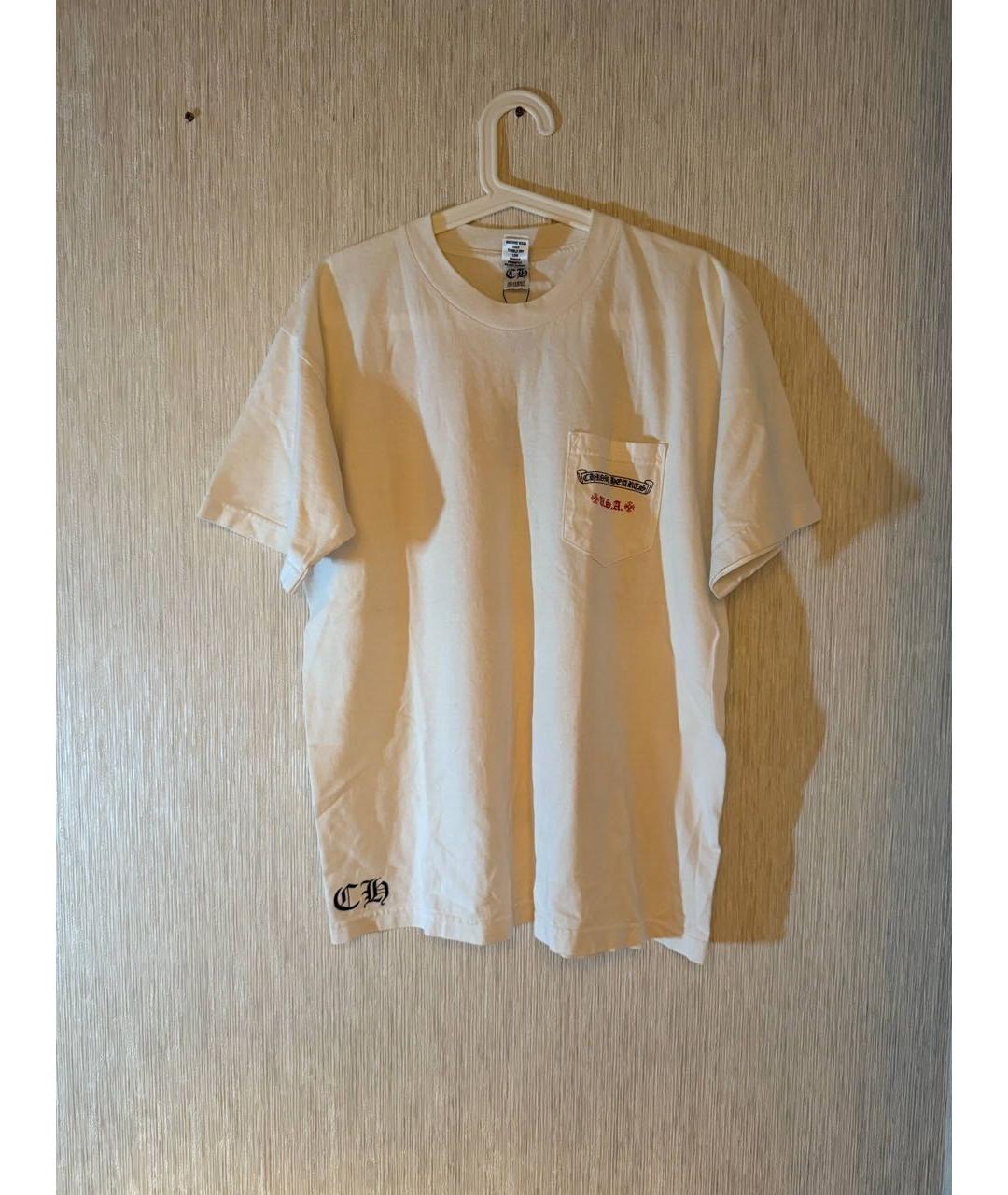 CHROME HEARTS Белая футболка, фото 9