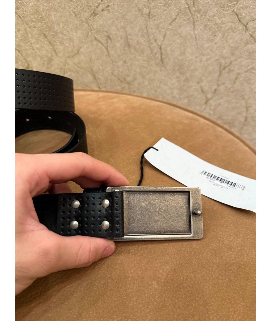 MARTINE ROSE Черный ремень, фото 3