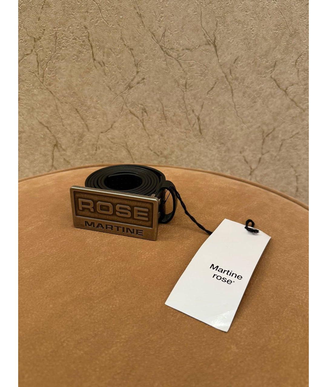 MARTINE ROSE Черный ремень, фото 4