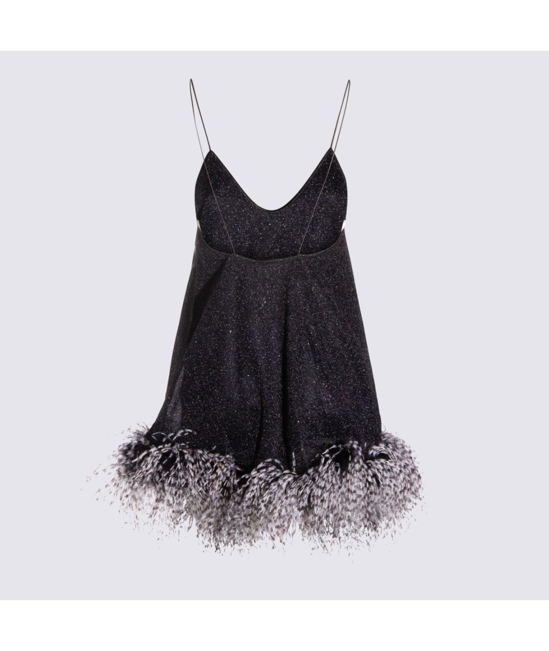 OSEREE Черное полиамидовое коктейльное платье, фото 2