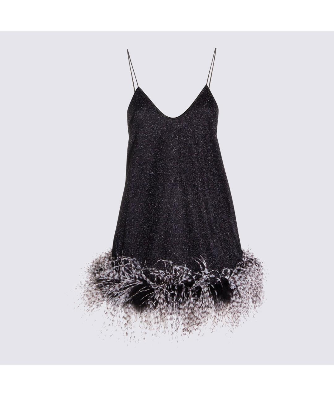 OSEREE Черное полиамидовое коктейльное платье, фото 4