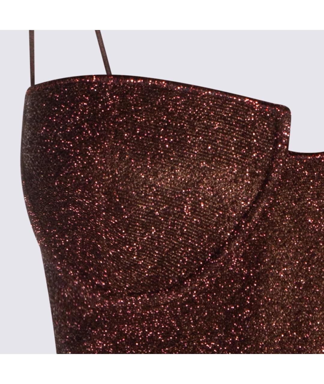 OSEREE Коричневый полиамидовый купальник, фото 3