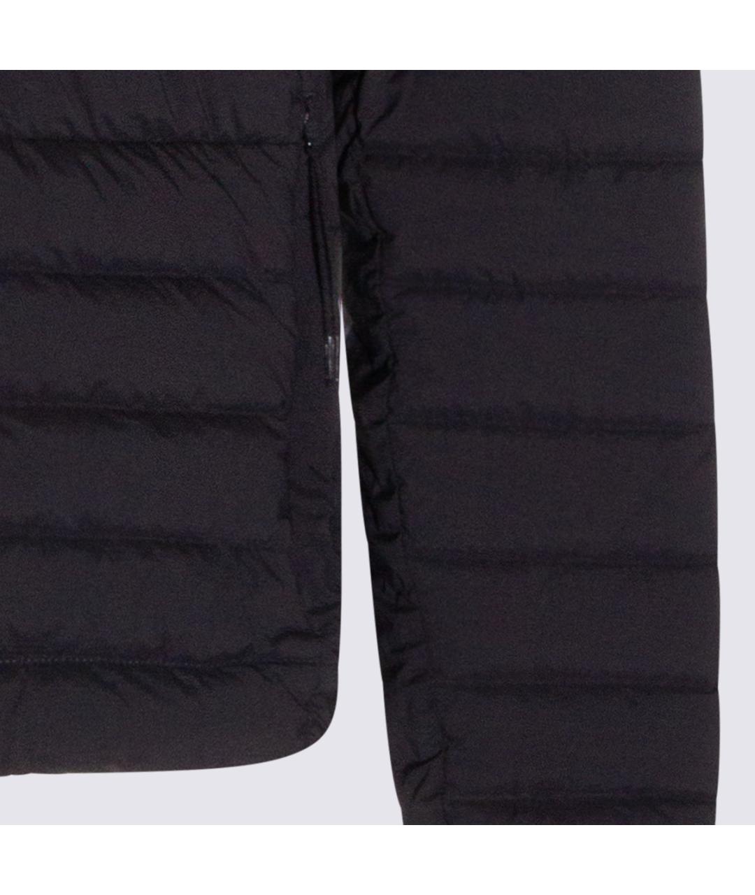 STONE ISLAND Черная полиамидовая куртка, фото 4