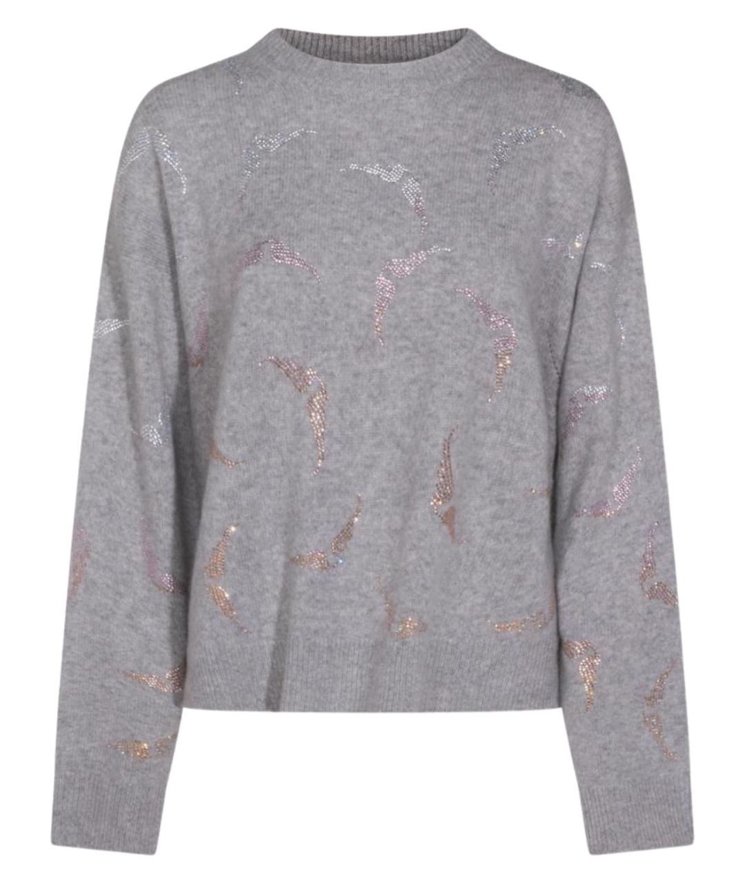 ZADIG & VOLTAIRE Серый кашемировый джемпер / свитер, фото 1