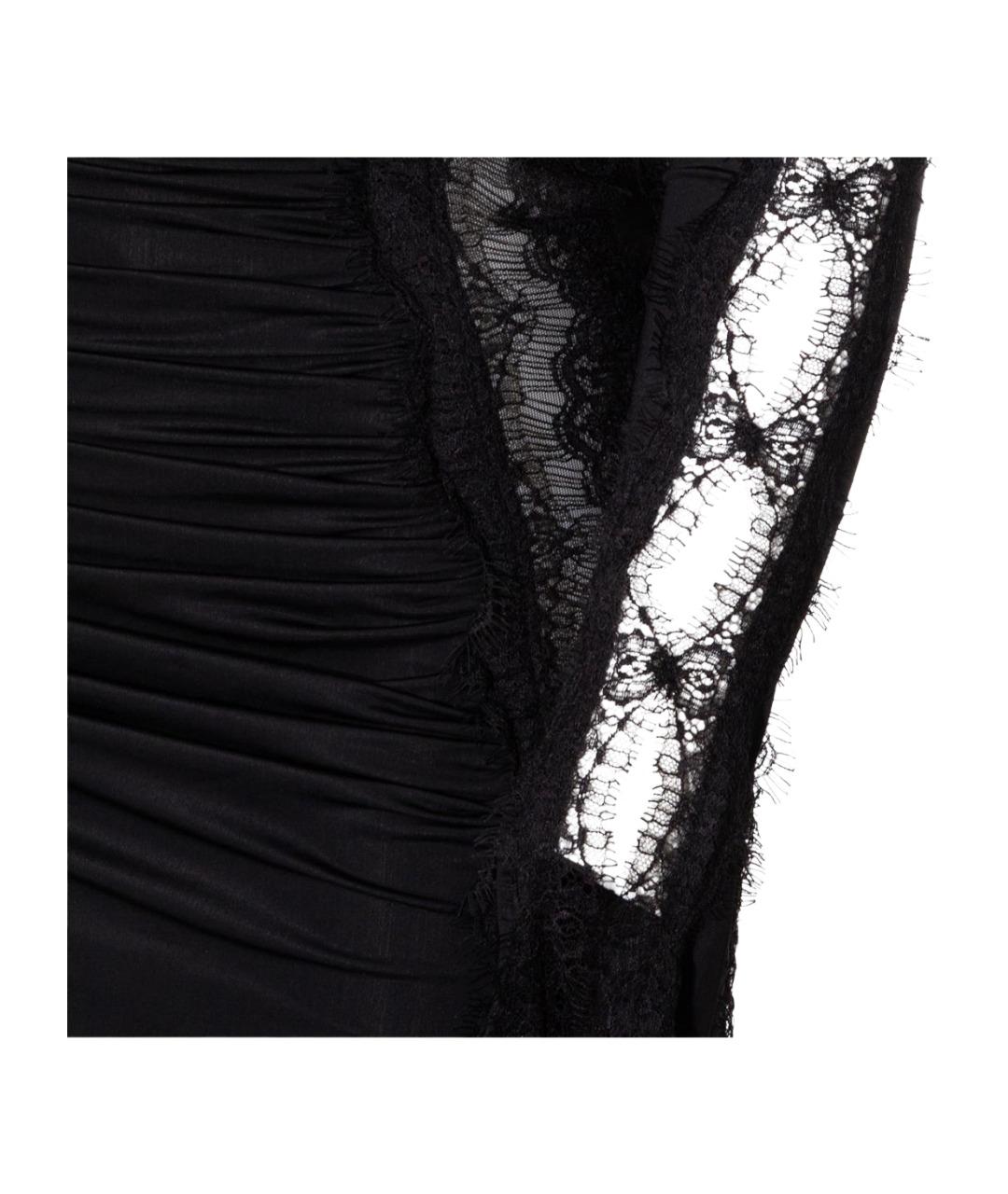 BLUMARINE Черное вискозное платье, фото 3