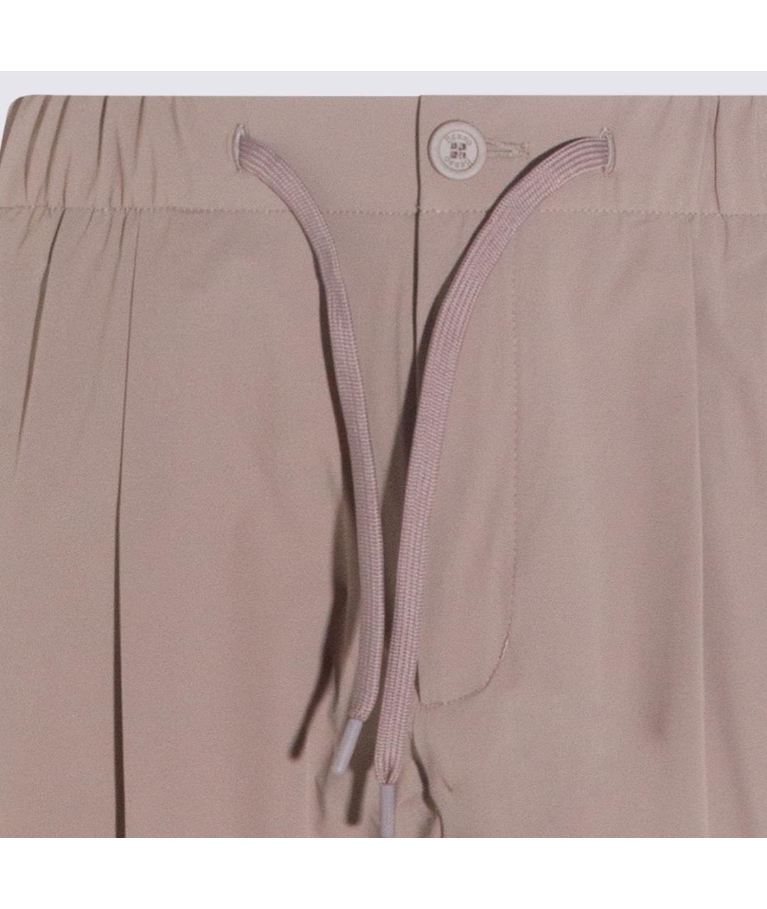 HERNO Серые полиамидовые повседневные брюки, фото 3