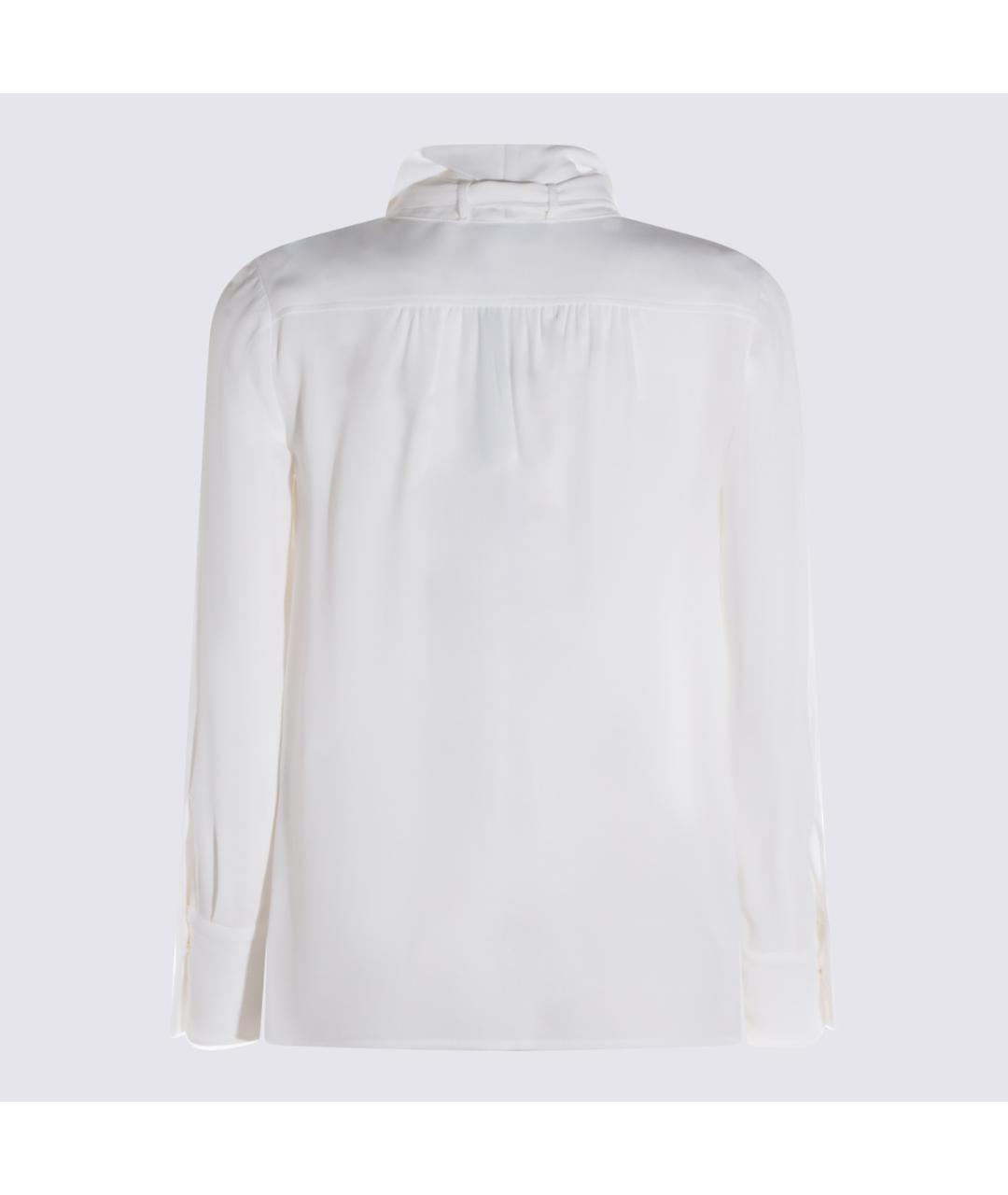 ELISABETTA FRANCHI Белая вискозная рубашка, фото 2