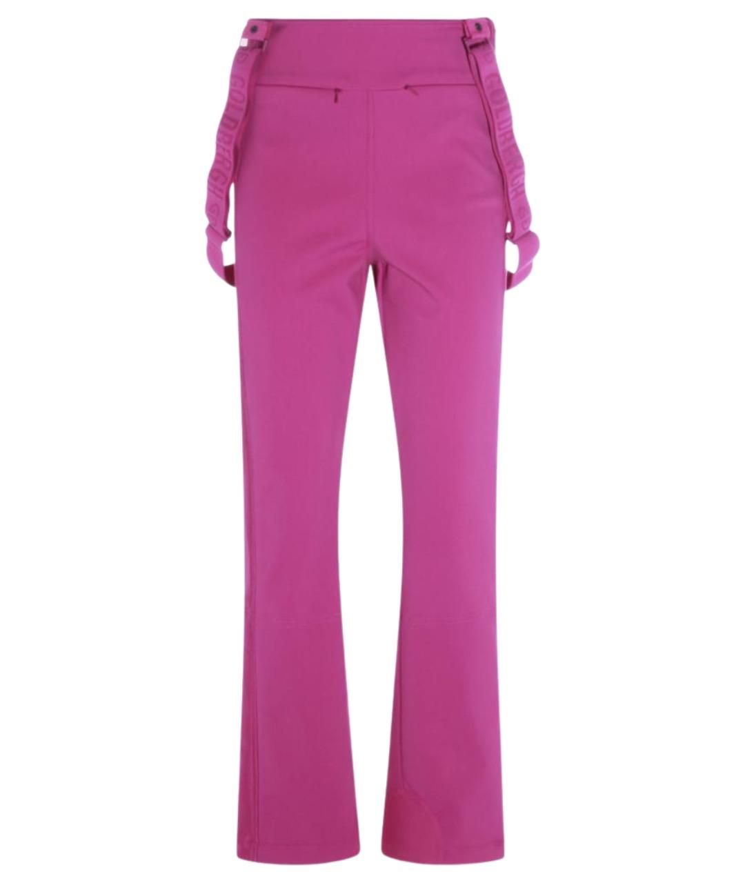 Goldbergh Фуксия полиамидовые прямые брюки, фото 1