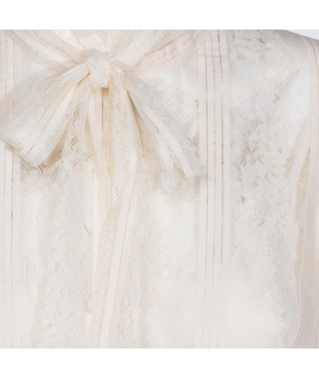 TWIN-SET Бежевая полиамидовая рубашка, фото 3