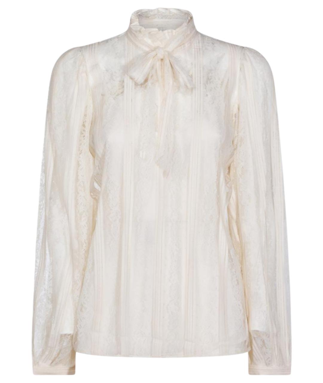 TWIN-SET Бежевая полиамидовая рубашка, фото 1