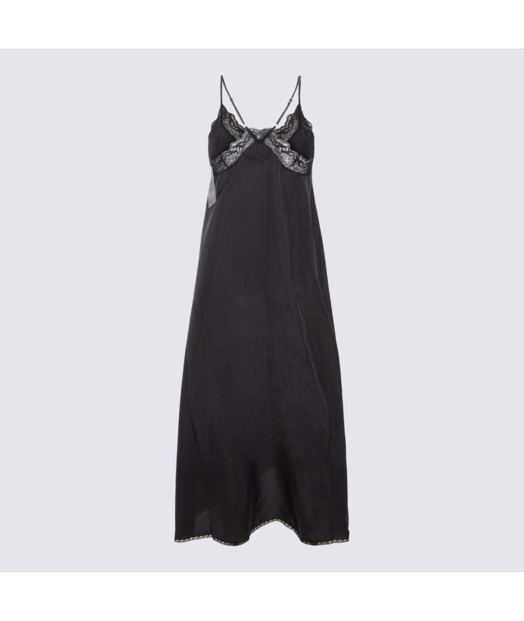 ZADIG & VOLTAIRE Черное шелковое платье, фото 2