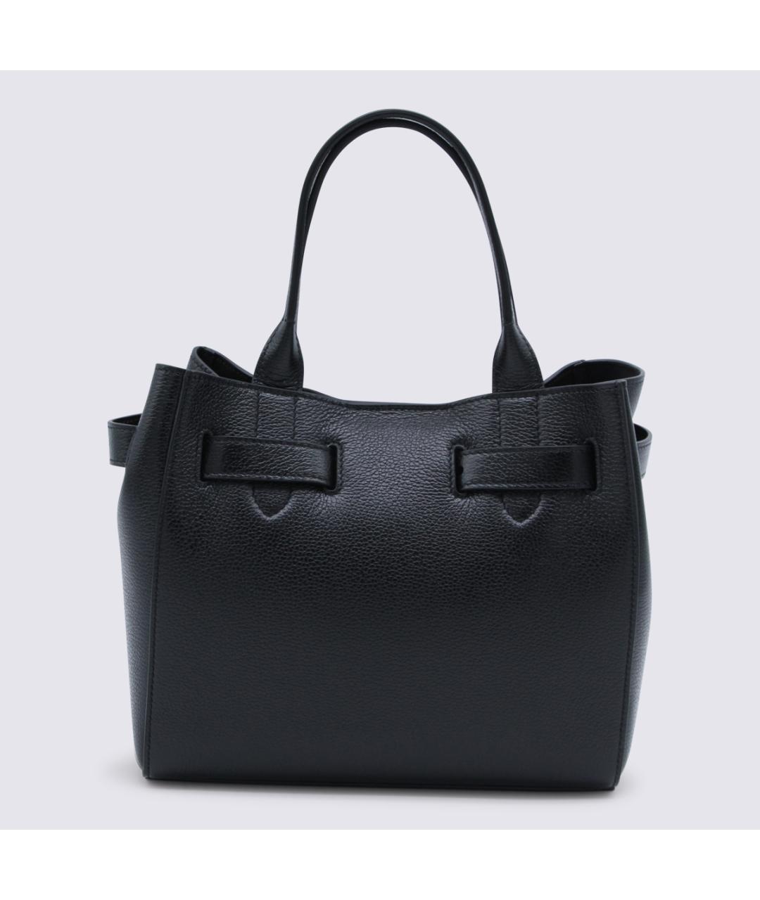 TOM FORD Черная кожаная сумка тоут, фото 3