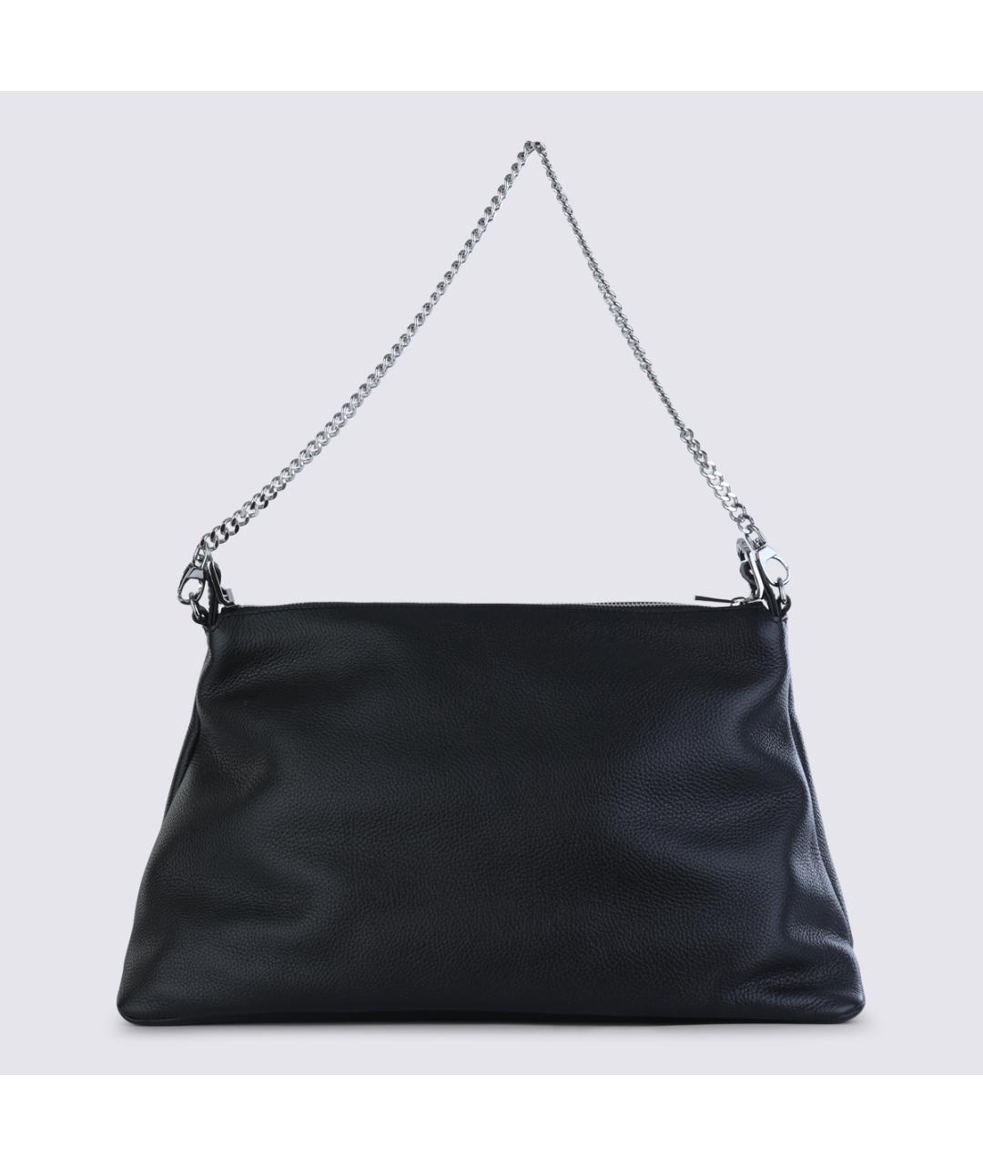 ZADIG & VOLTAIRE Черная кожаная сумка через плечо, фото 3