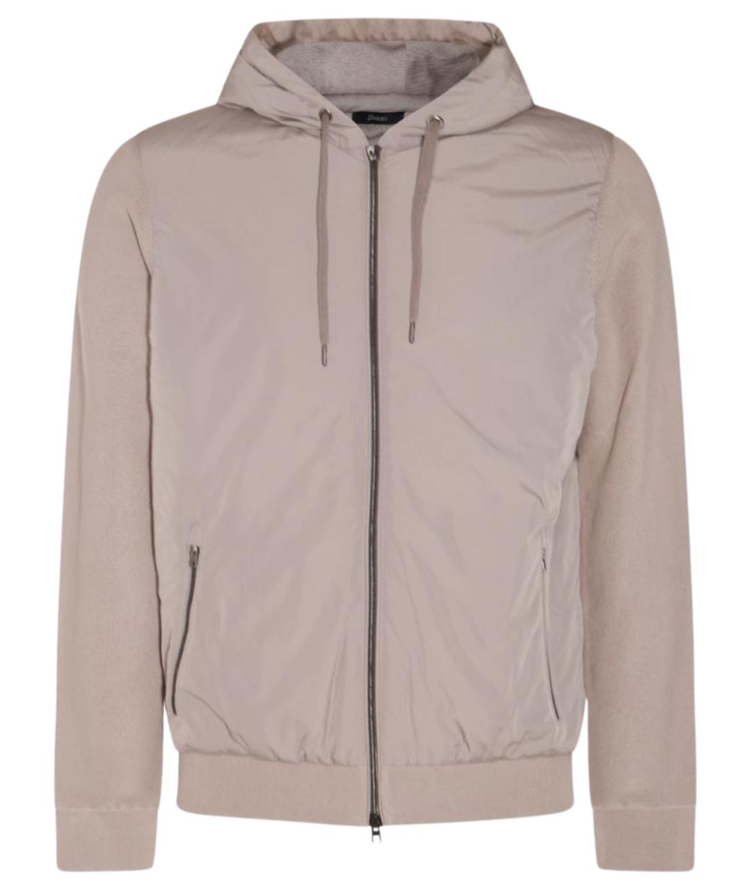 HERNO Бежевая хлопковая куртка, фото 1