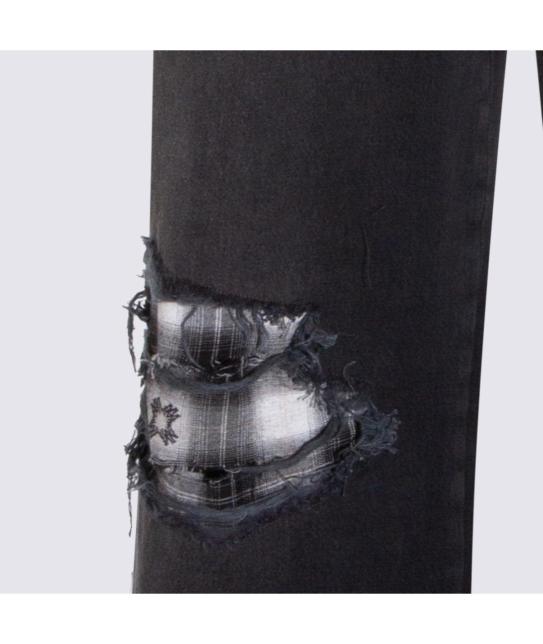 AMIRI Черные хлопковые прямые джинсы, фото 3