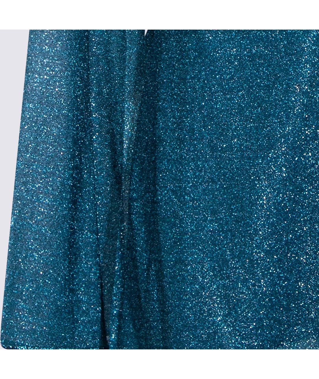 OSEREE Синее полиамидовое коктейльное платье, фото 4