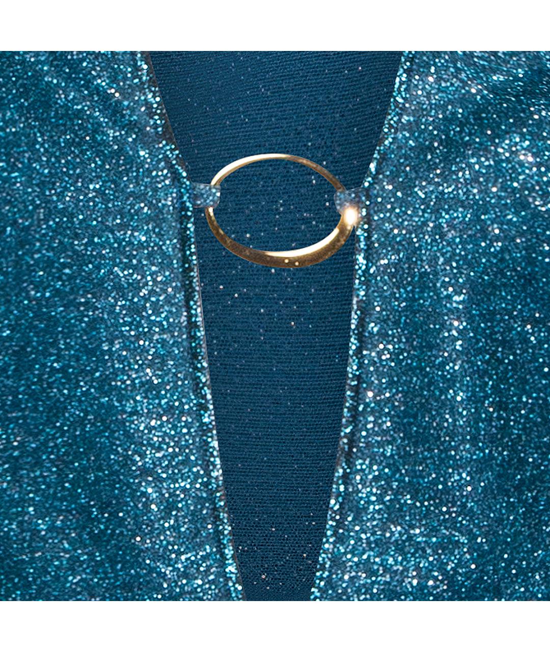 OSEREE Синее полиамидовое коктейльное платье, фото 3