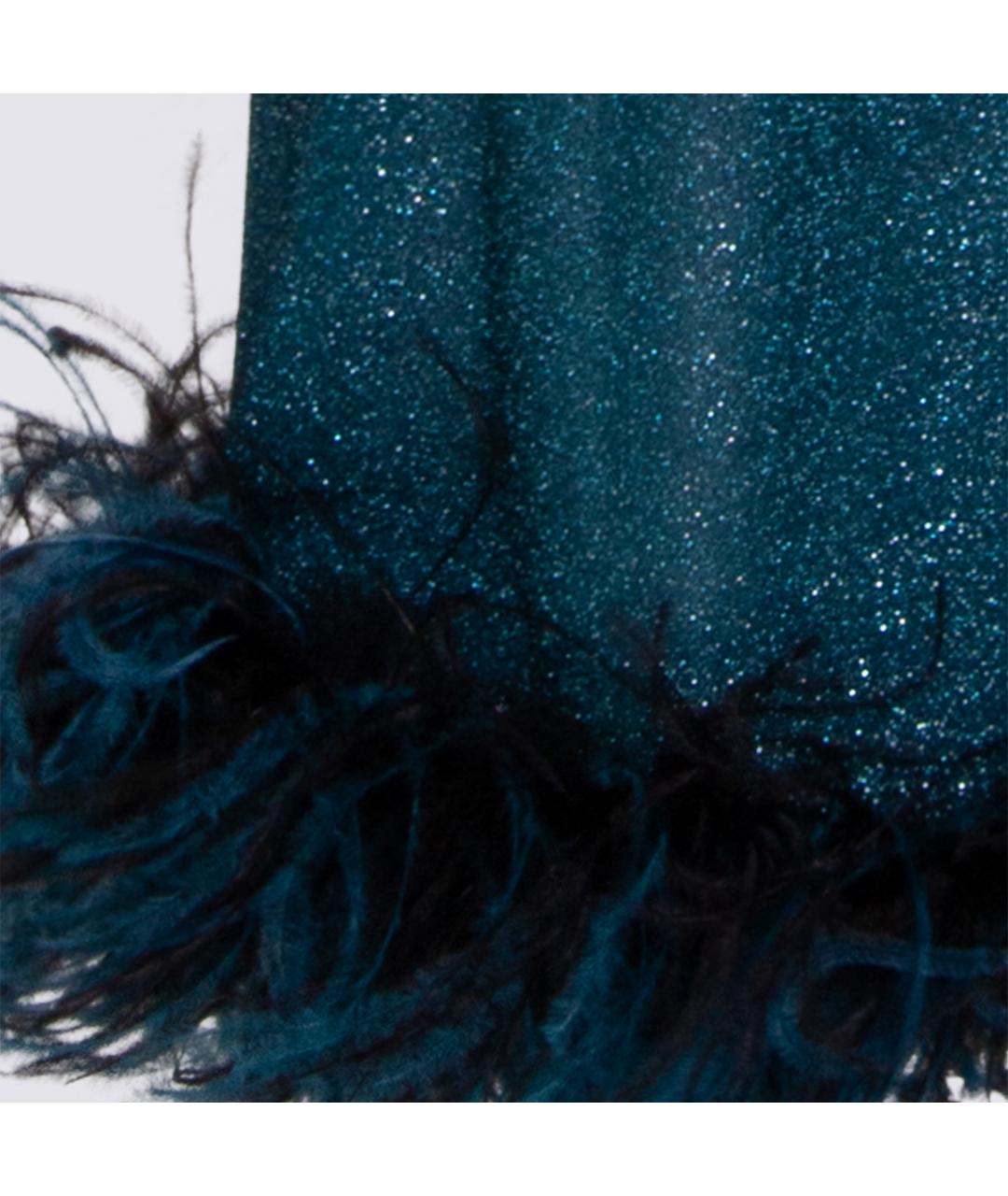 OSEREE Синие полиамидовые прямые брюки, фото 4