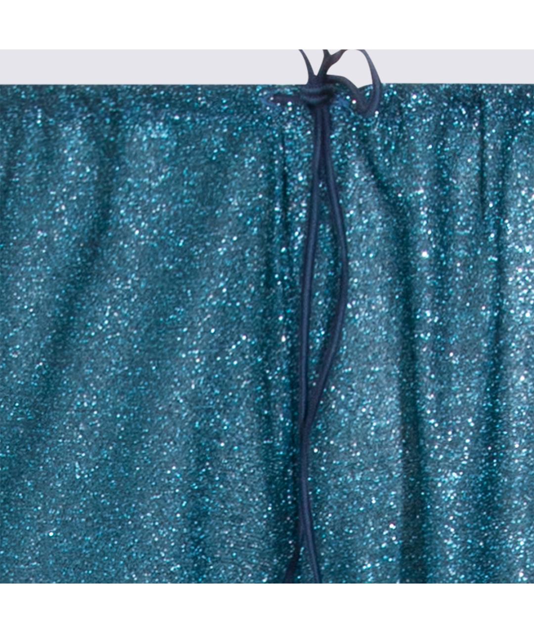 OSEREE Синие полиамидовые прямые брюки, фото 3