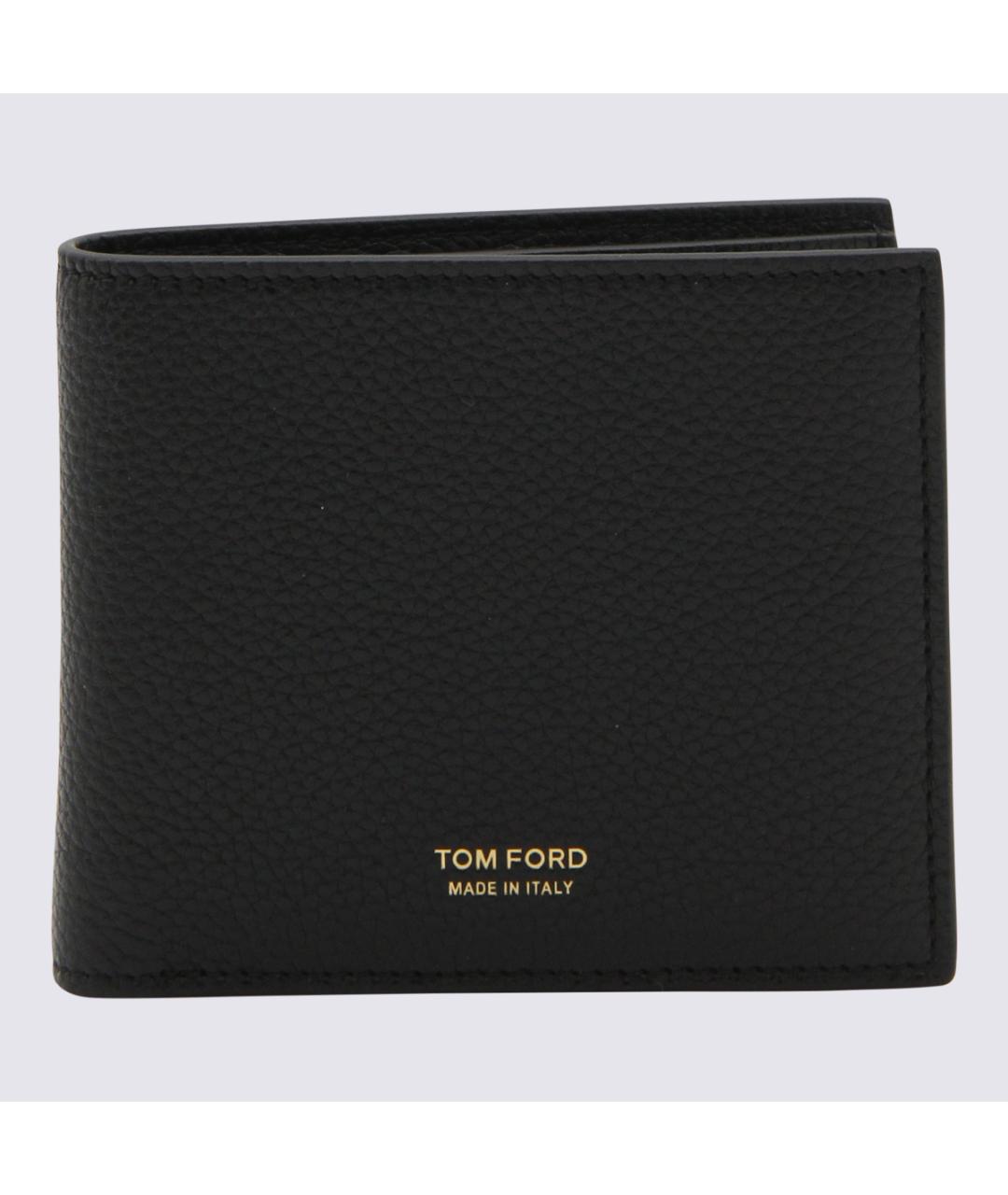 TOM FORD Черный кожаный кошелек, фото 3