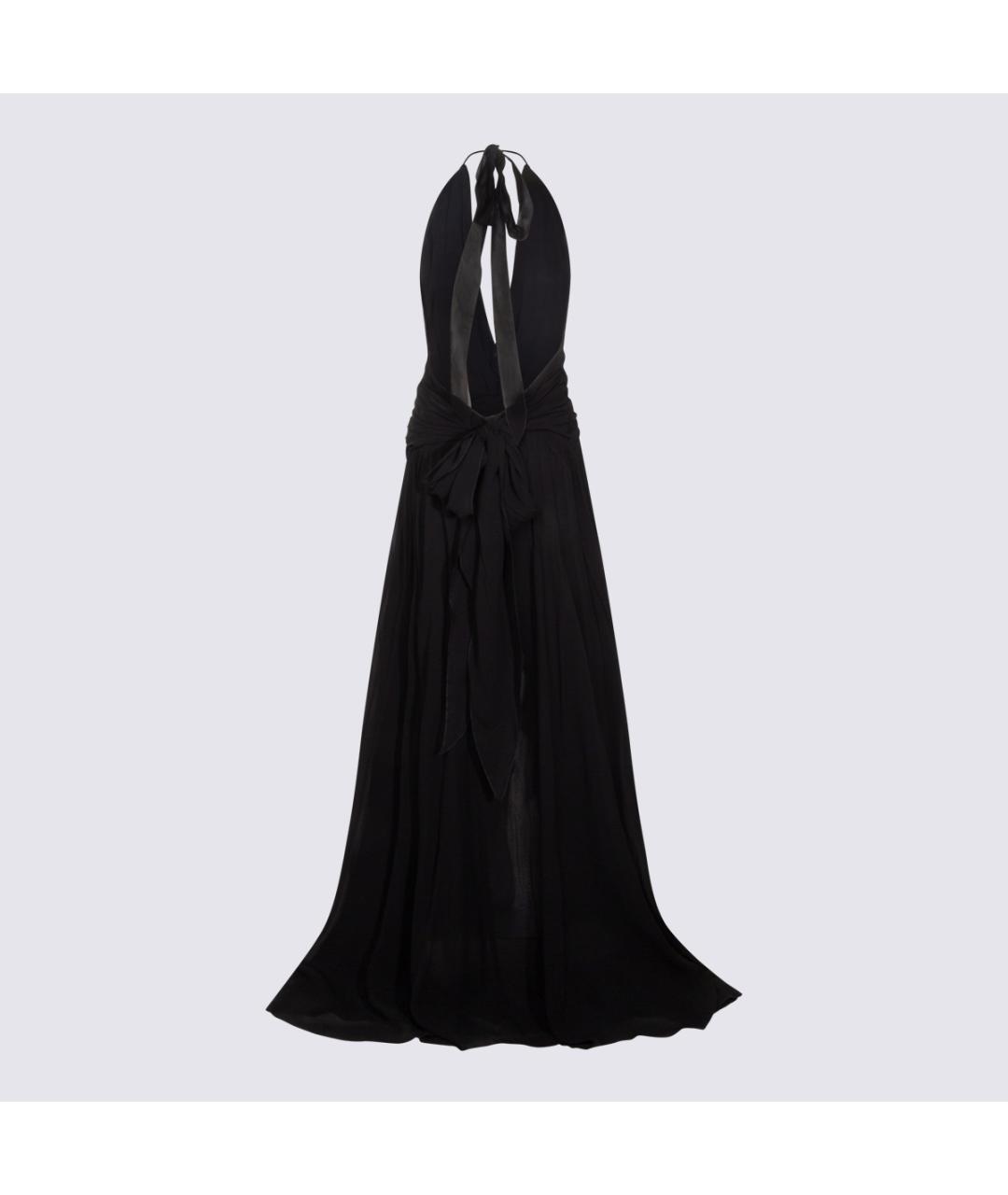 BLUMARINE Черное вискозное платье, фото 2