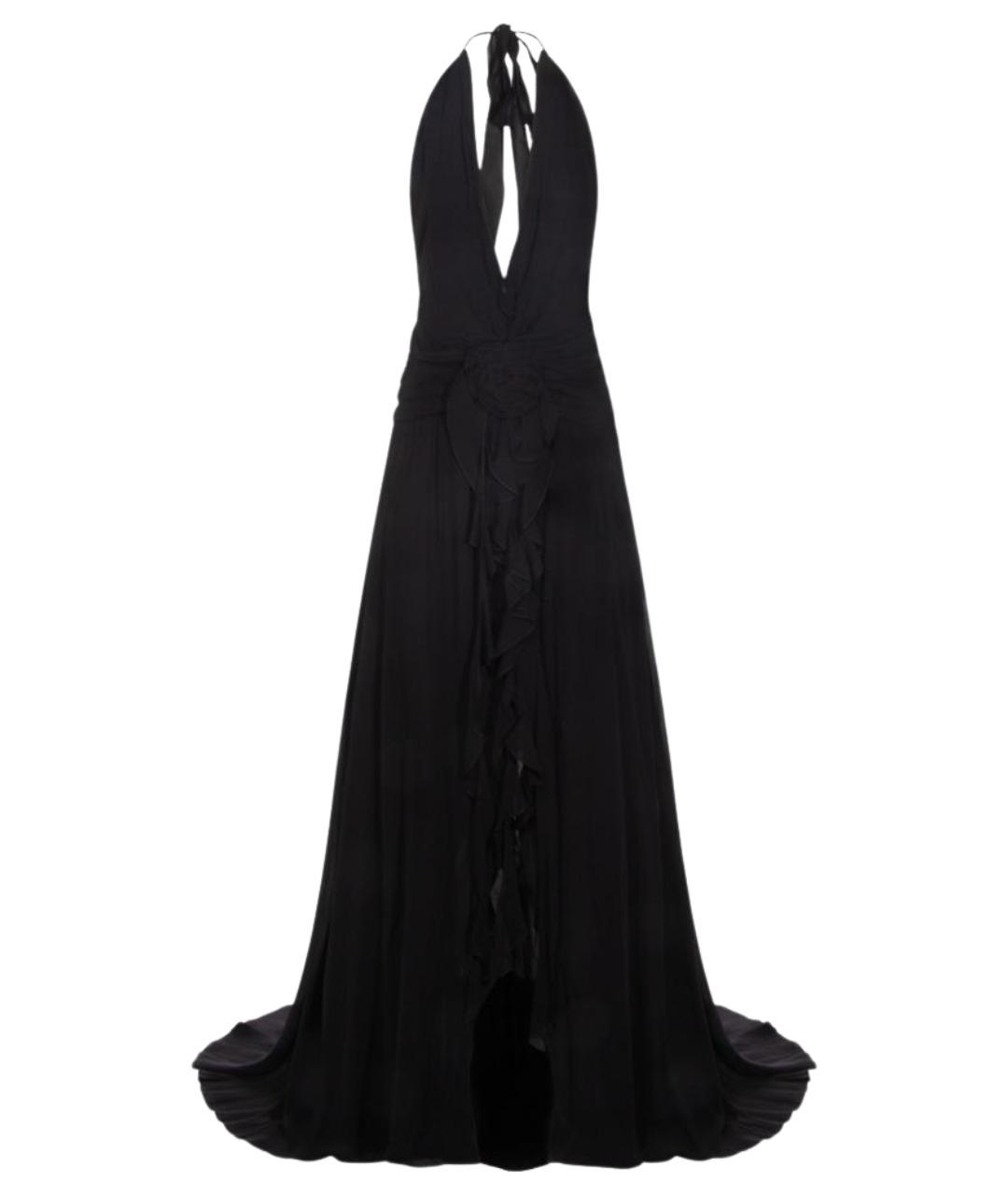 BLUMARINE Черное вискозное платье, фото 1