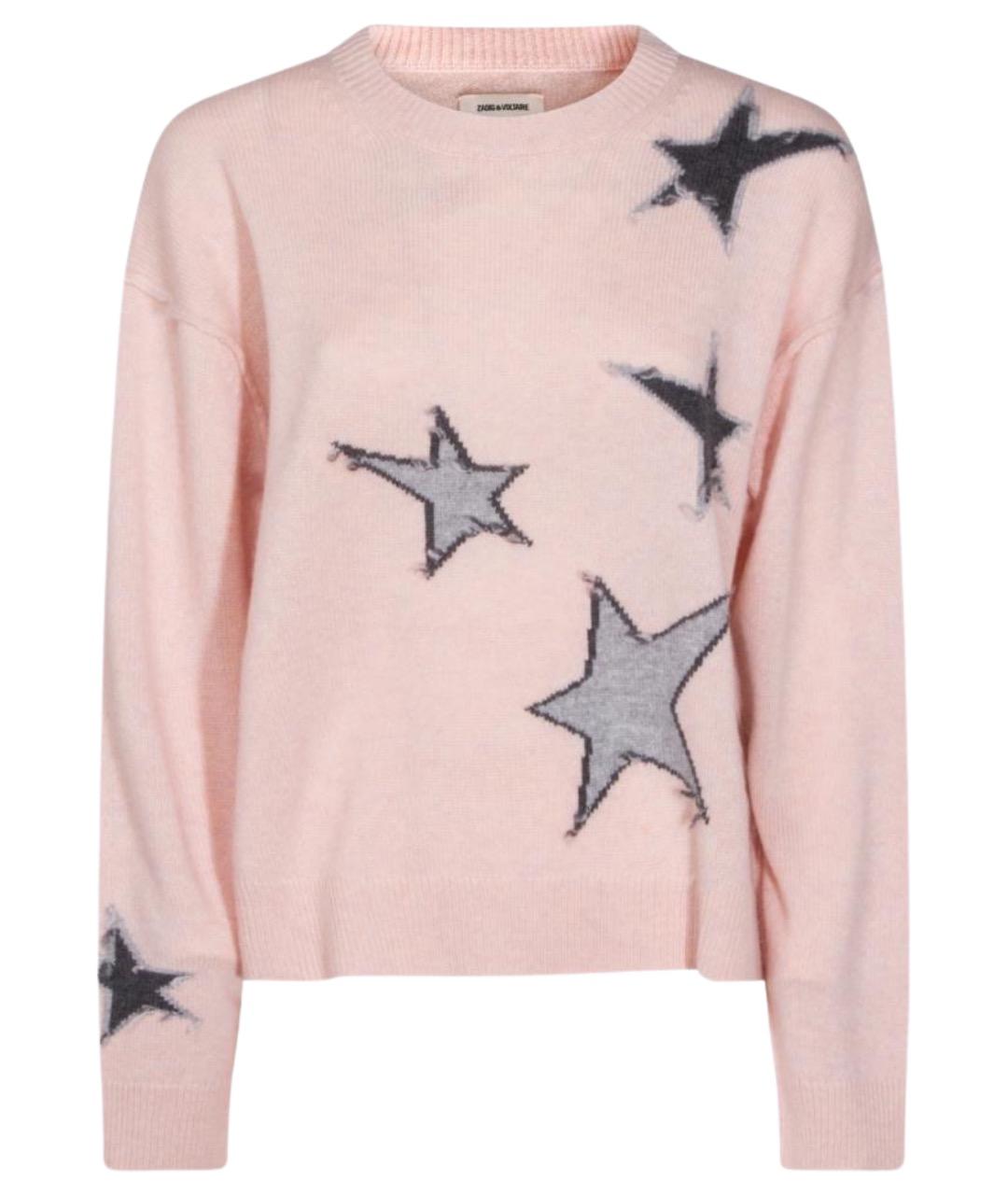 ZADIG & VOLTAIRE Розовый кашемировый джемпер / свитер, фото 1