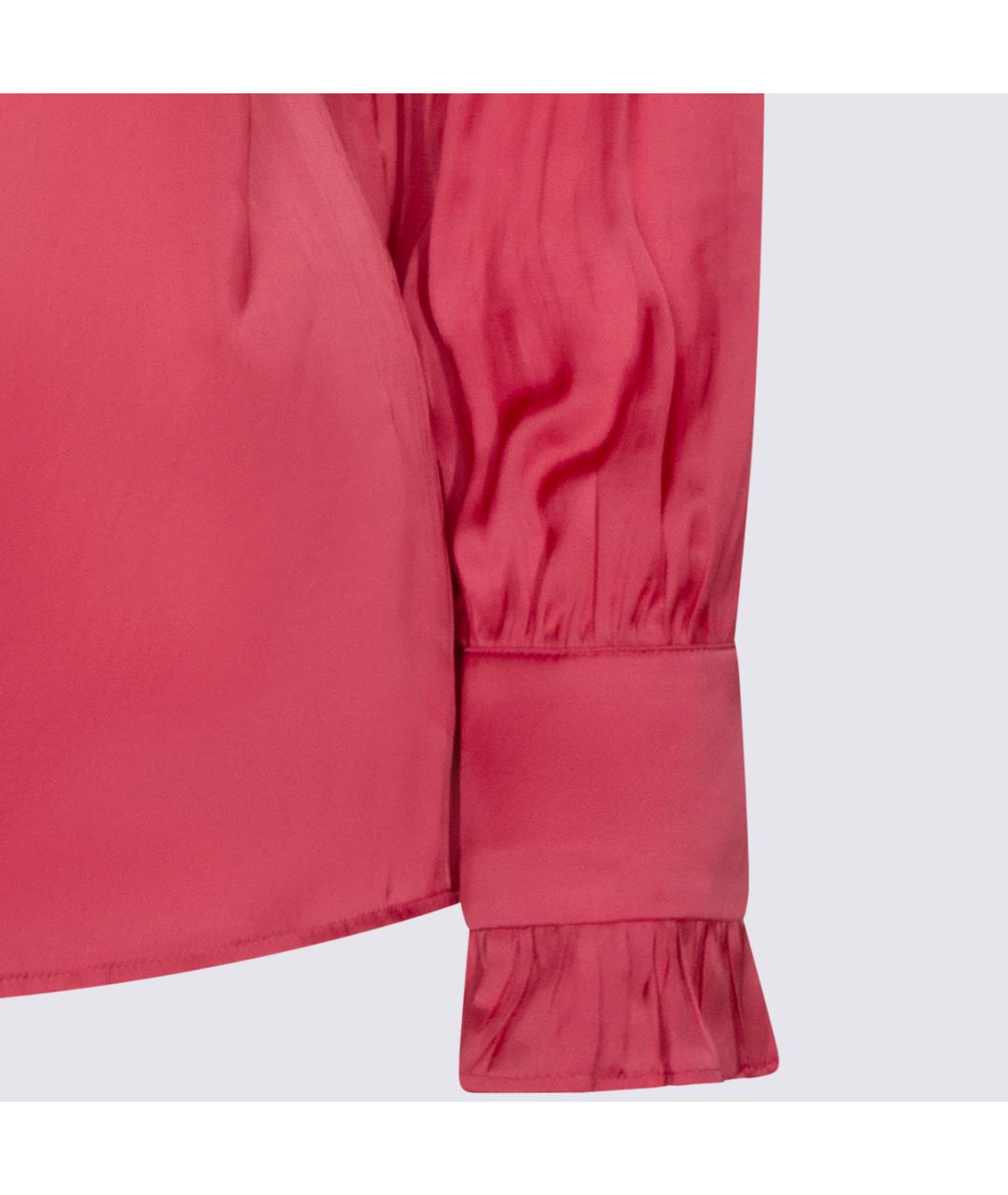 ZADIG & VOLTAIRE Бордовая полиэстеровая рубашка, фото 3