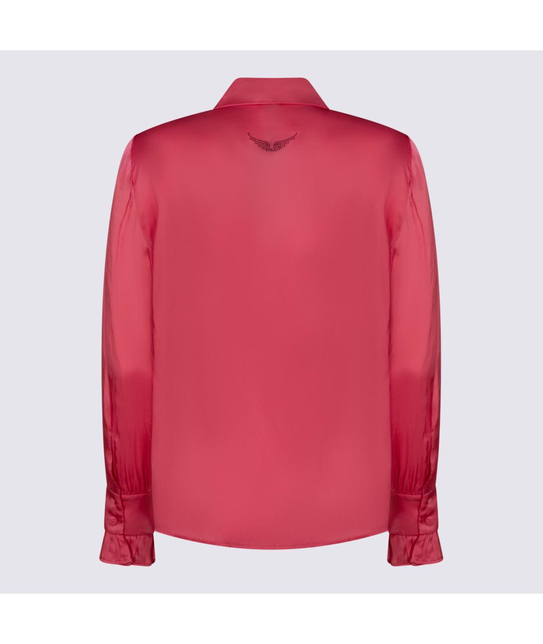 ZADIG & VOLTAIRE Бордовая полиэстеровая рубашка, фото 2