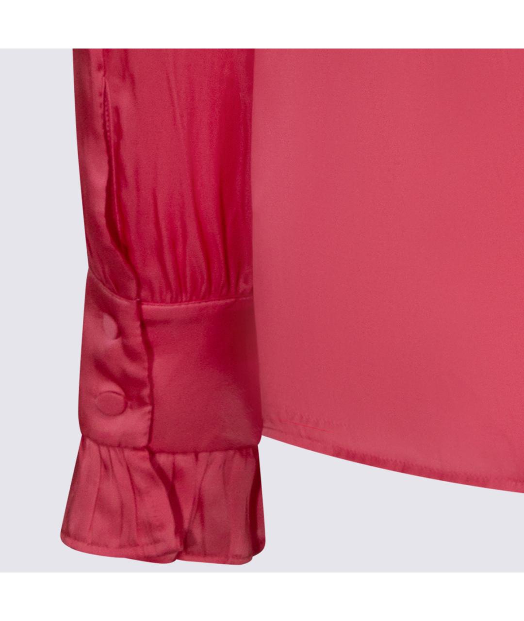 ZADIG & VOLTAIRE Бордовая полиэстеровая рубашка, фото 5