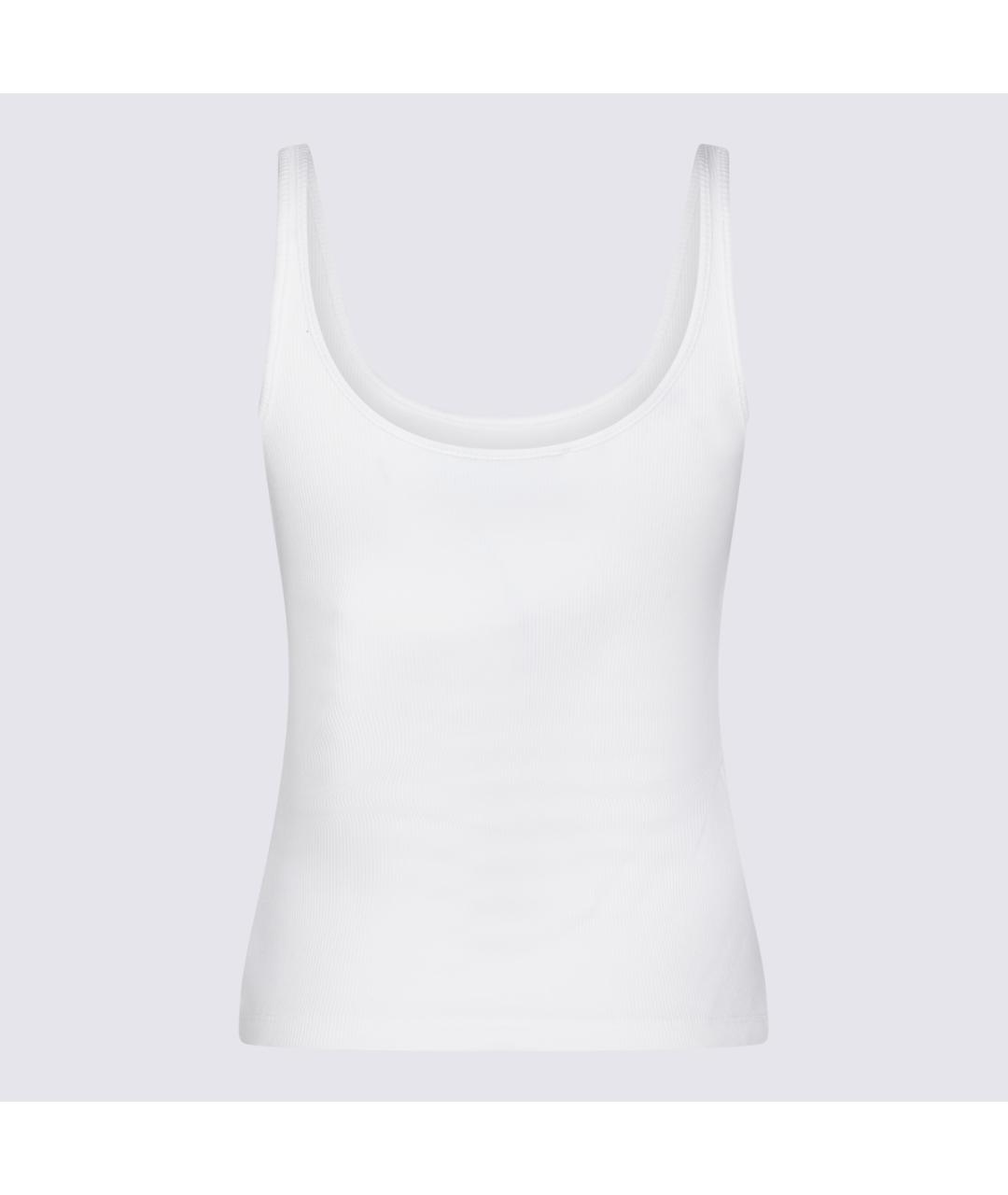 BLUMARINE Белая хлопковая майка, фото 2