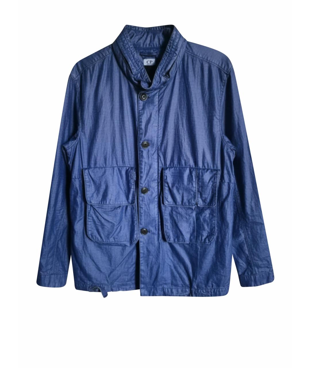 CP COMPANY Синяя льняная куртка, фото 1