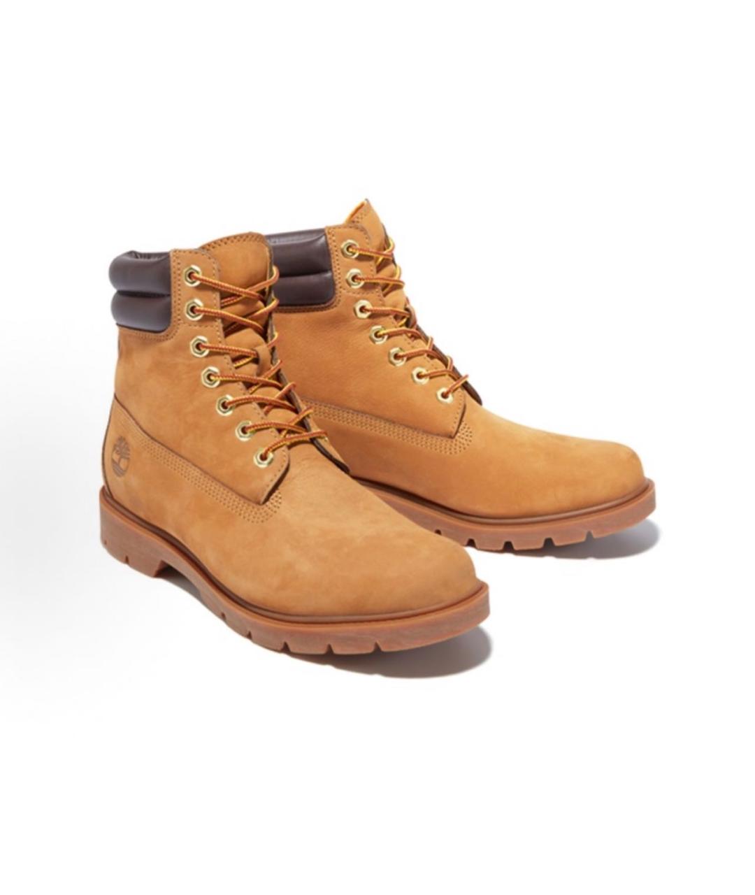 TIMBERLAND Горчичные нубуковые высокие ботинки, фото 3