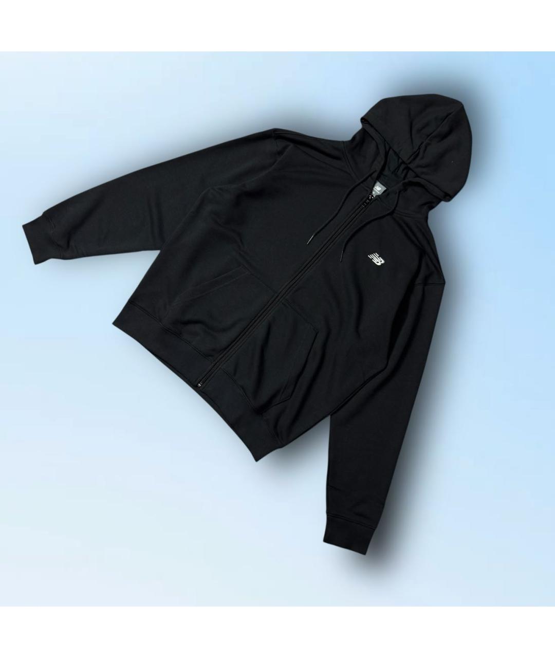 NEW BALANCE Черный хлопковый спортивный костюм, фото 9