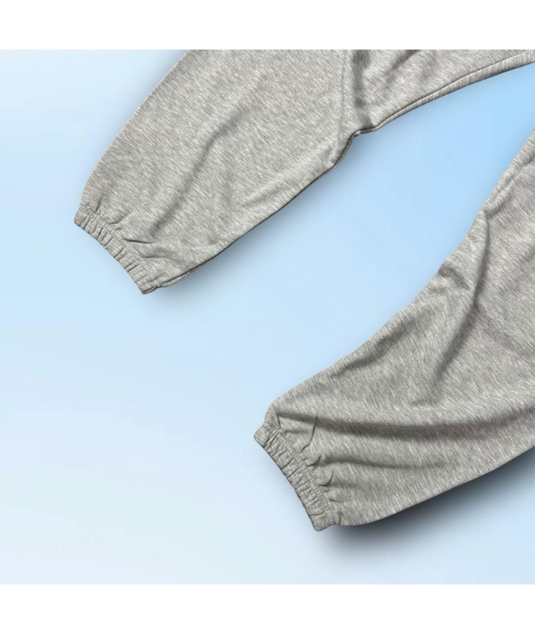 NEW BALANCE Серый хлопковый спортивный костюм, фото 8