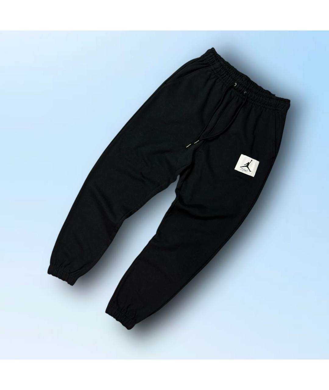JORDAN Черный хлопковый спортивный костюм, фото 2
