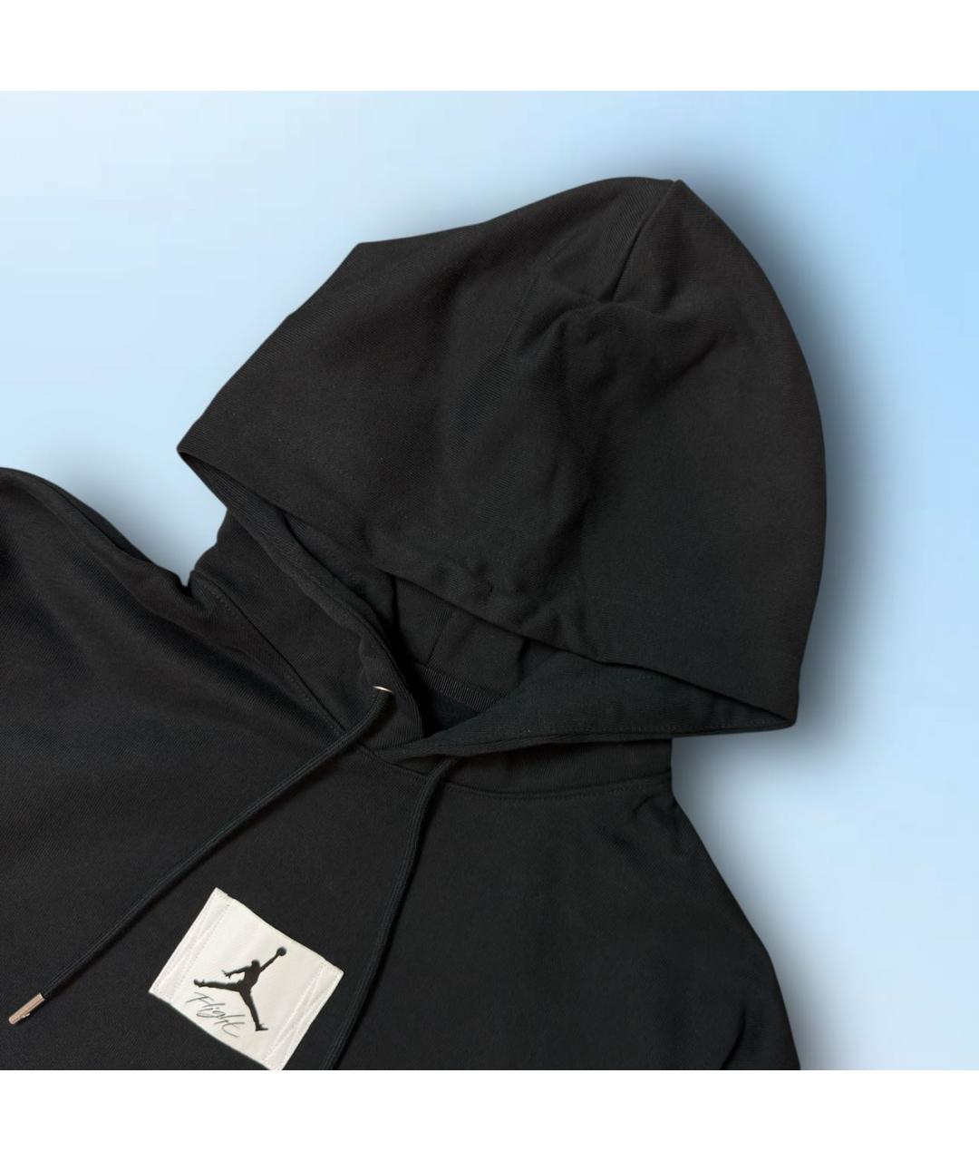 JORDAN Черный хлопковый спортивный костюм, фото 5