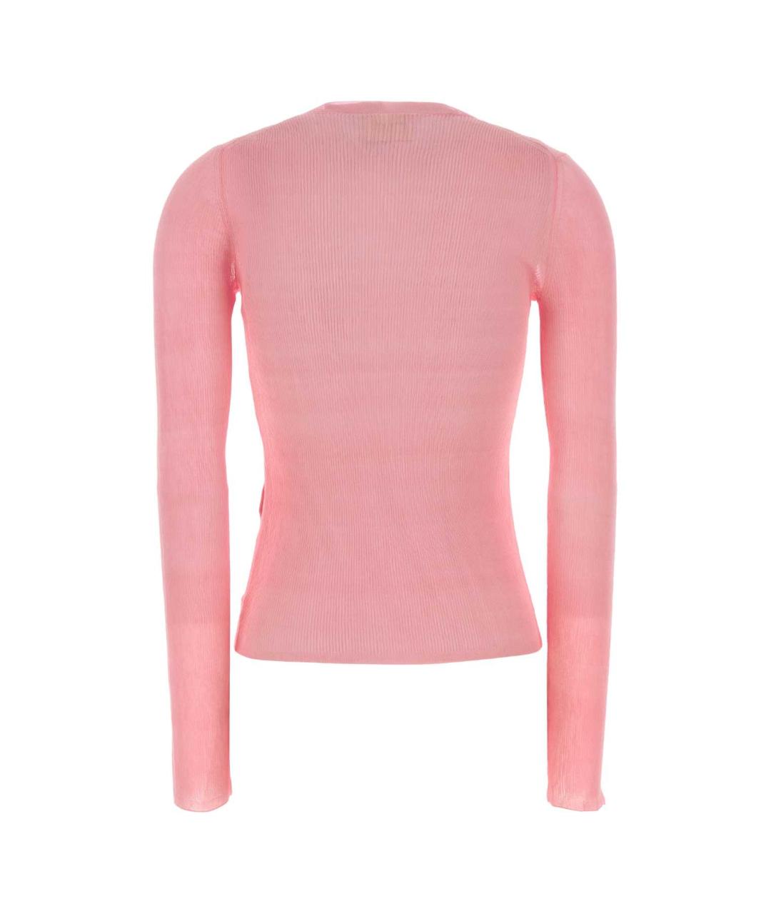 KHAITE Розовая шелковая водолазка, фото 2