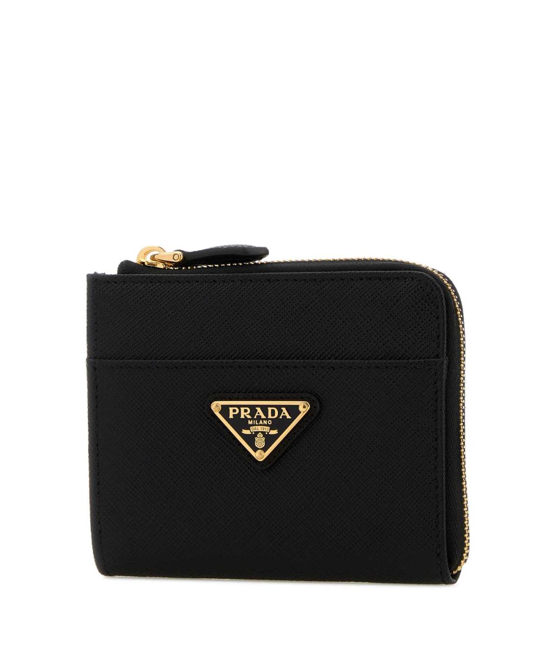 PRADA Черный кожаный кошелек, фото 2