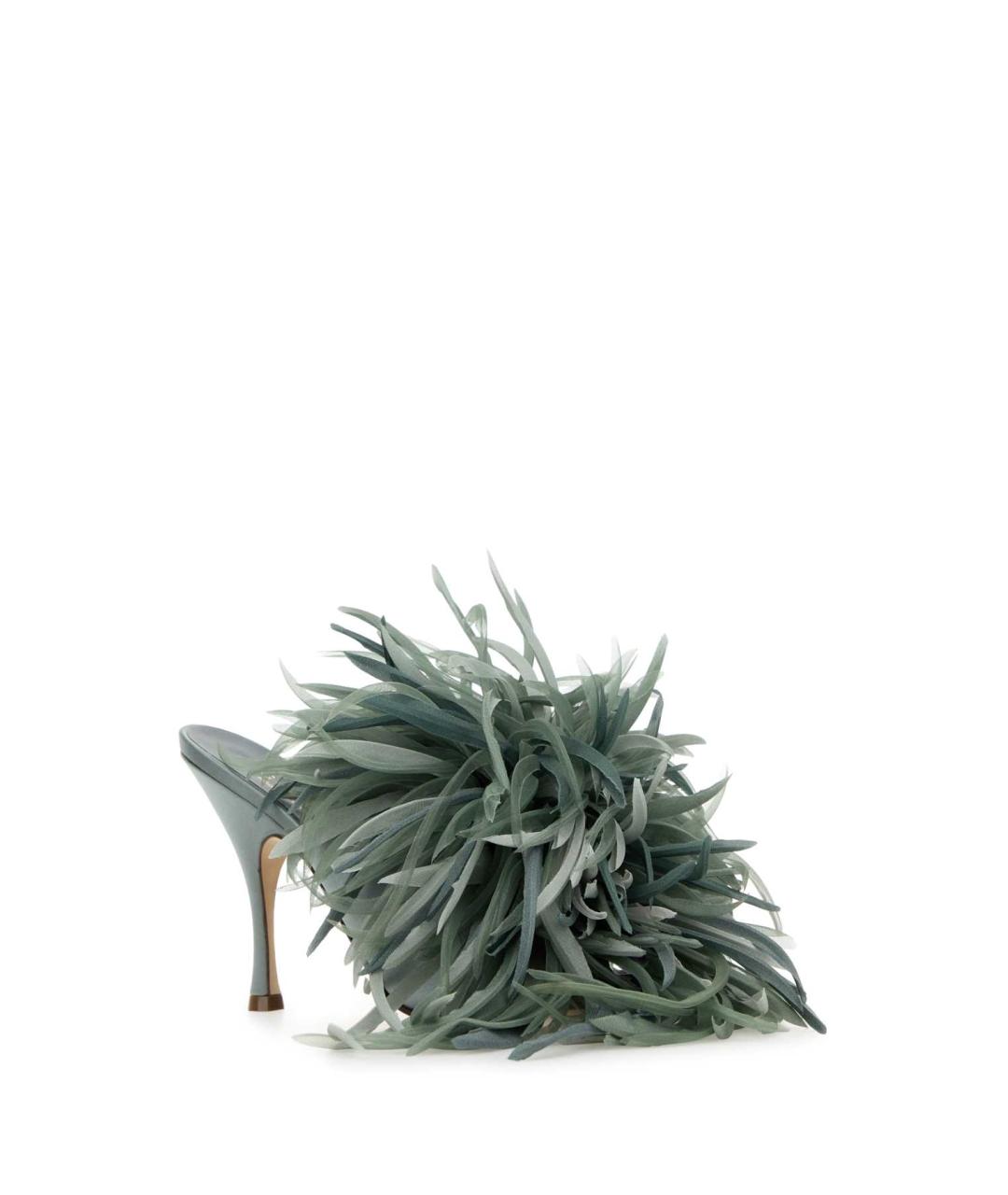 GUCCI Зеленые мюли, фото 2