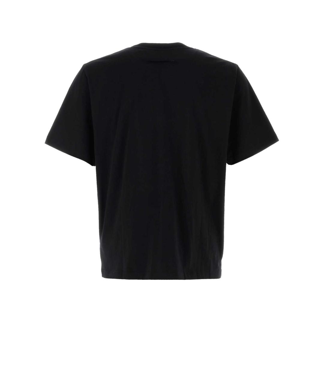 MM6 MAISON MARGIELA Черная хлопковая футболка, фото 2