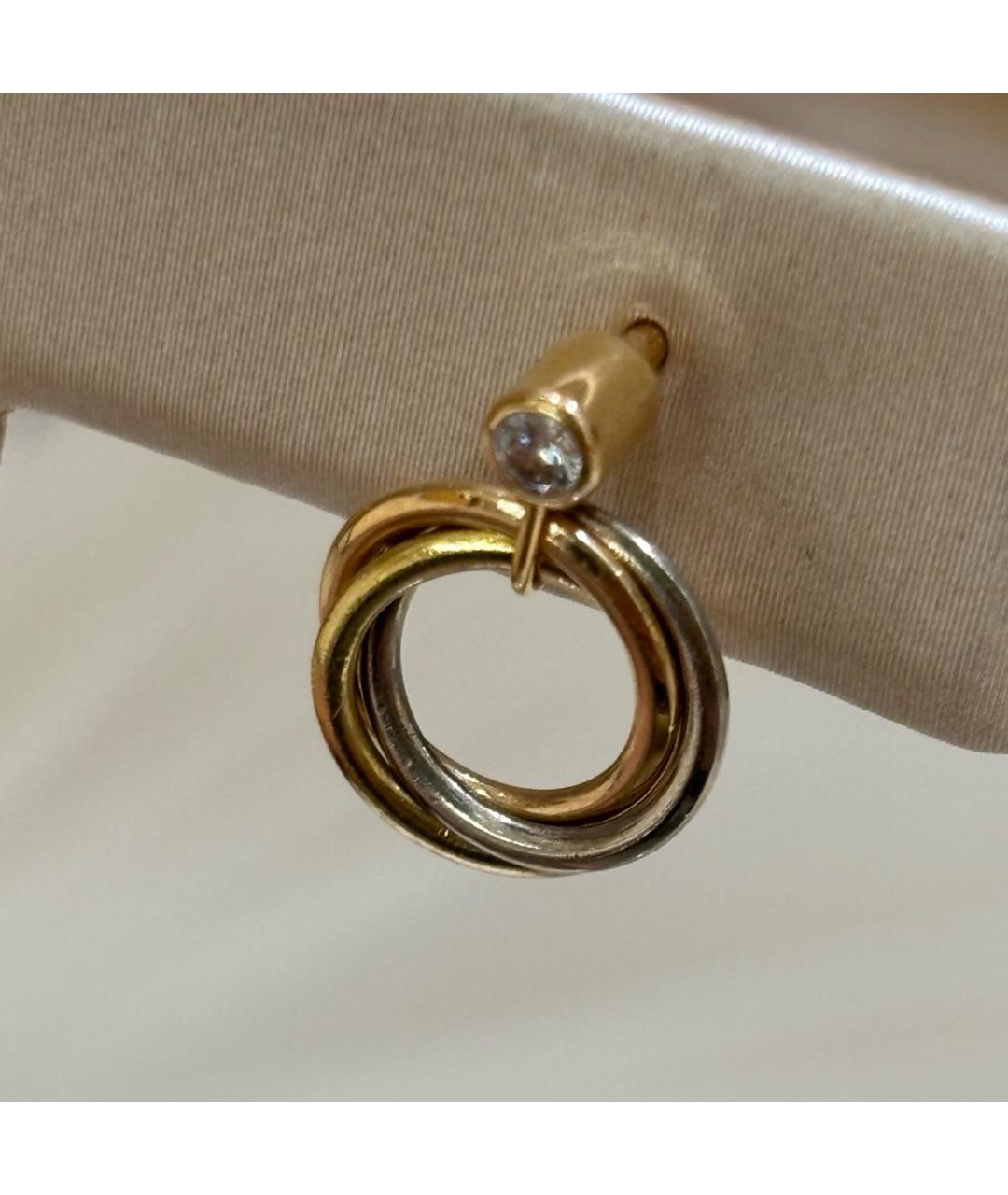 CARTIER Золотые серьги из желтого золота, фото 7