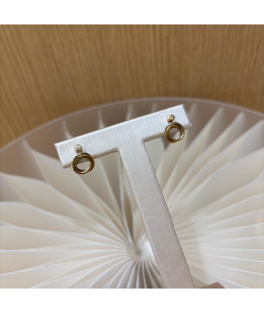 CARTIER Золотые серьги из желтого золота, фото 2