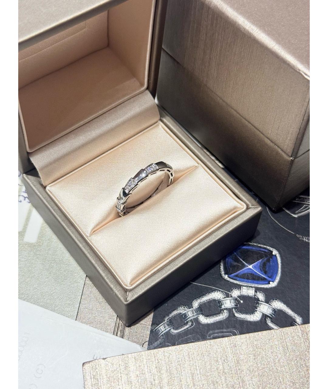 BVLGARI Серебряное кольцо из белого золота, фото 3