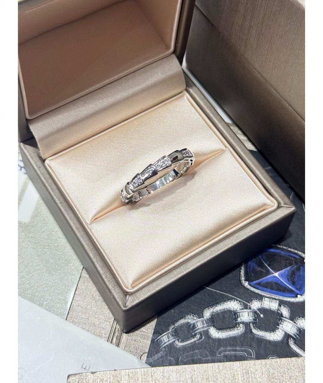 BVLGARI Серебряное кольцо из белого золота, фото 9